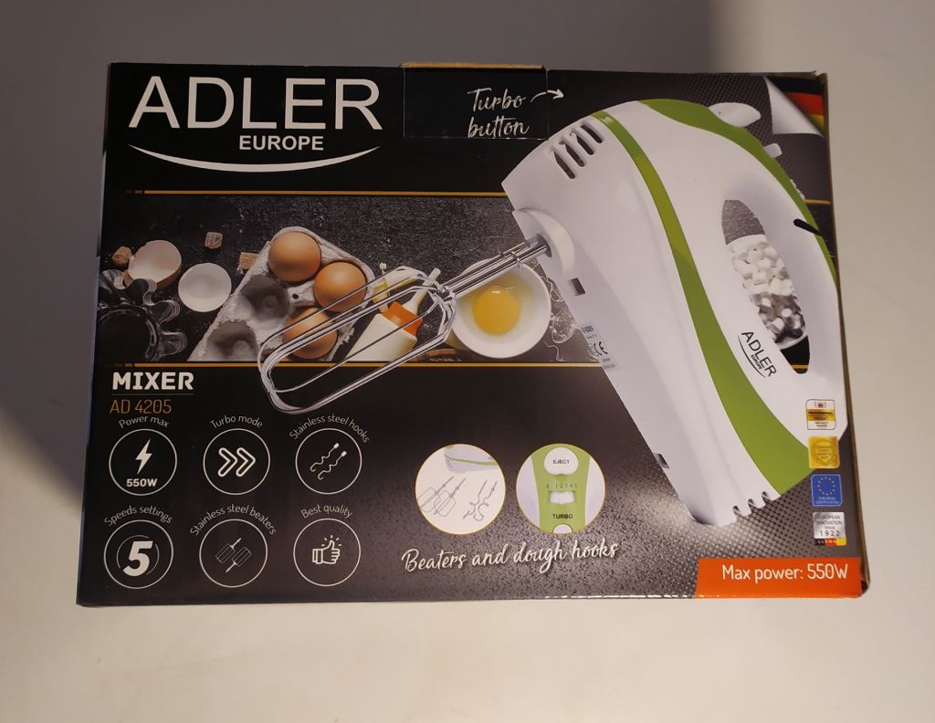 Новый миксер из Европы Adler AD4205 с гарантией - фото фото фото 4