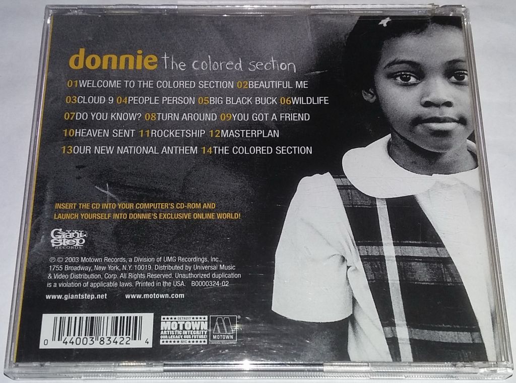 DONNIE The Colored Section CD US - фото фото фото 2