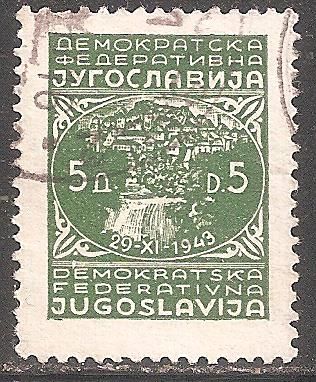 Югославия 1945 Sc.179 гаш. - фото фото фото 0
