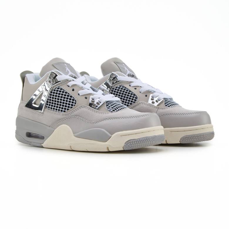 Nike Air Jordan 4 Grey Silver 43 - фото фото фото 1