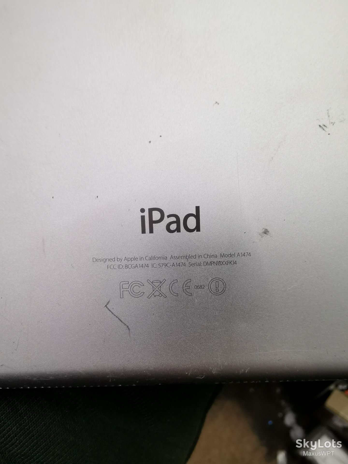 #1172 Sklad Ipad air a1474 silver crack - фото фото фото 2