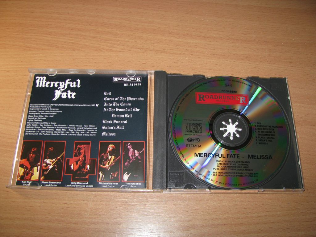 MERCYFUL FATE - Melissa  (1983 Roadrunner 1st press, W.Germany) - фото фото фото 1