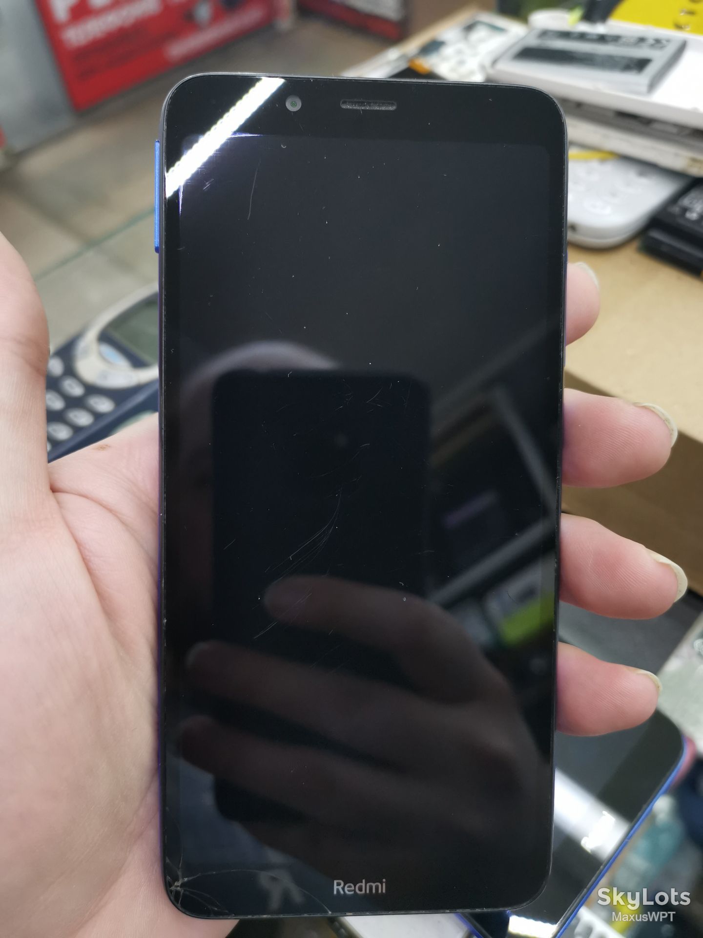 #31 Sklad Xiaomi Redmi 7a blue poloski - фото фото фото 0