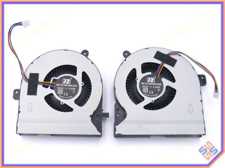 Вентилятор (кулер) для Asus GL502V, GL502VM, S5VM, FX60V, ZX60VM, FX502VM (13NB0DR0P01011) (CPU+GPU) - фото фото фото 1