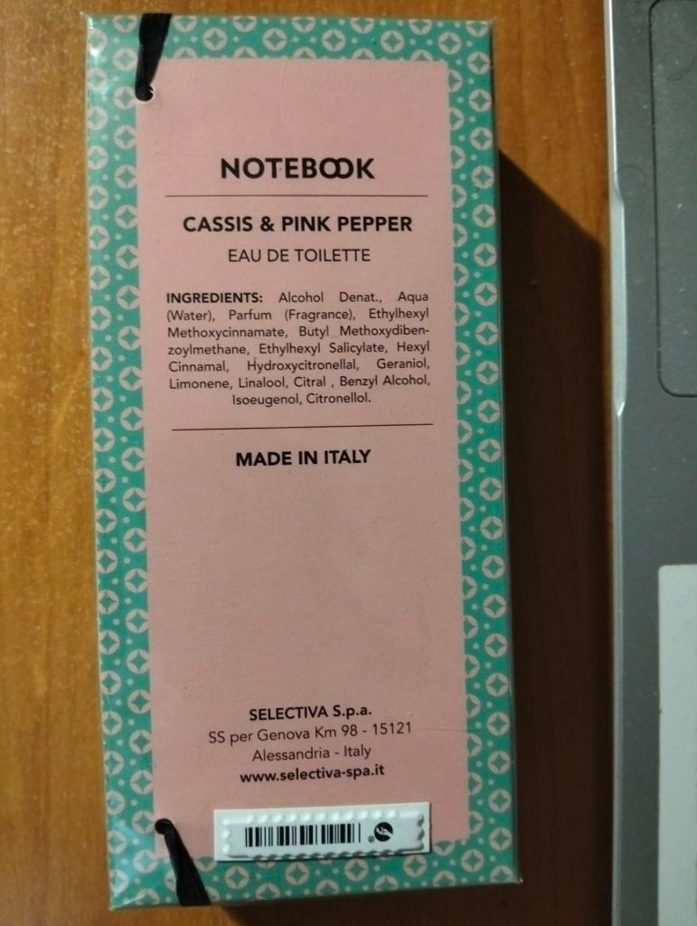 Notebook Fragrances Cassis &amp; Pink Pepper - фото фото фото 1