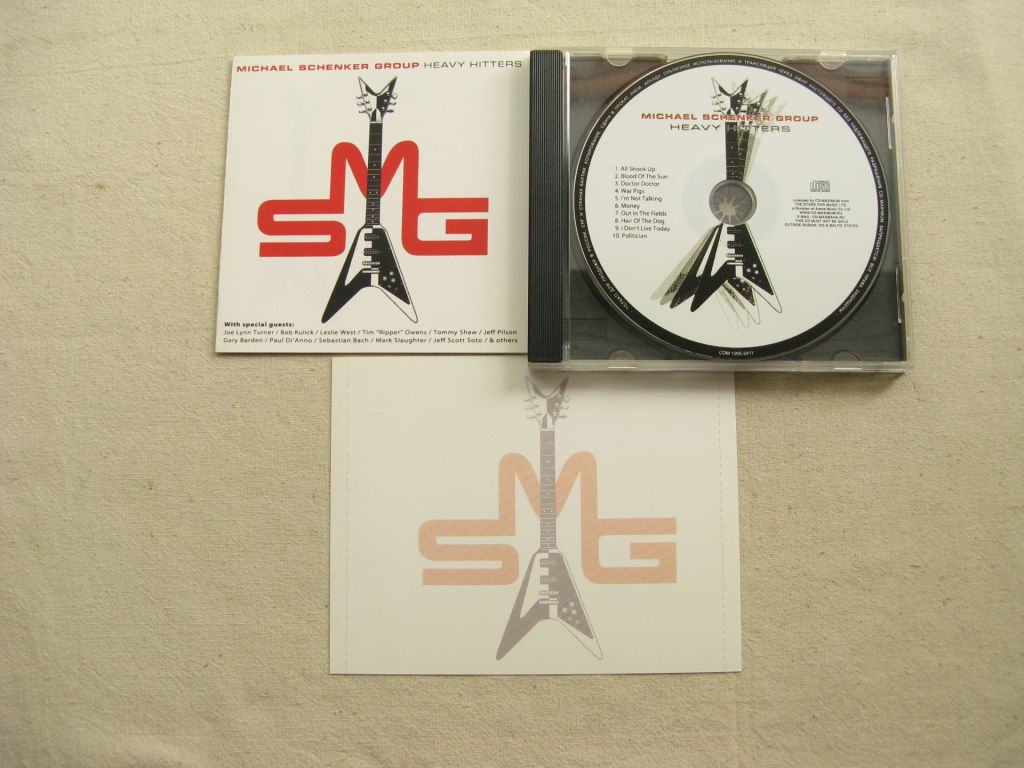 CD Scorpions Family. Michael Schenker Group. Heavy Hitters. 2005. - фото фото фото 1