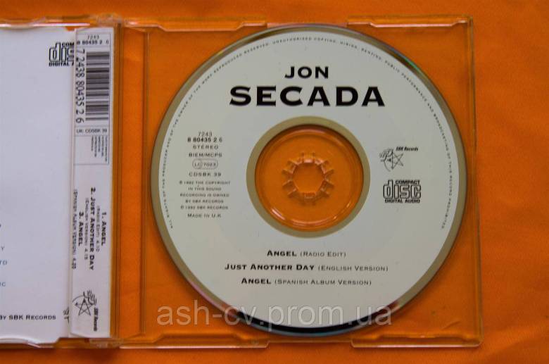 Музичний диск CD. JON SECADA - Angel - фото фото фото 4