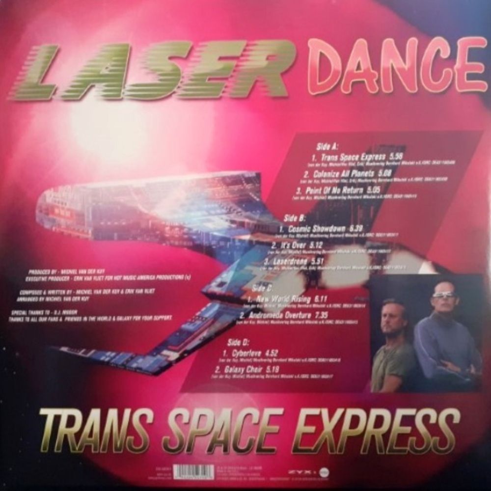 Laserdance - Trans Space Express - 2018.   (2LP). 12. Vinyl. Пластинки. Europe. S/S - фото фото фото 1