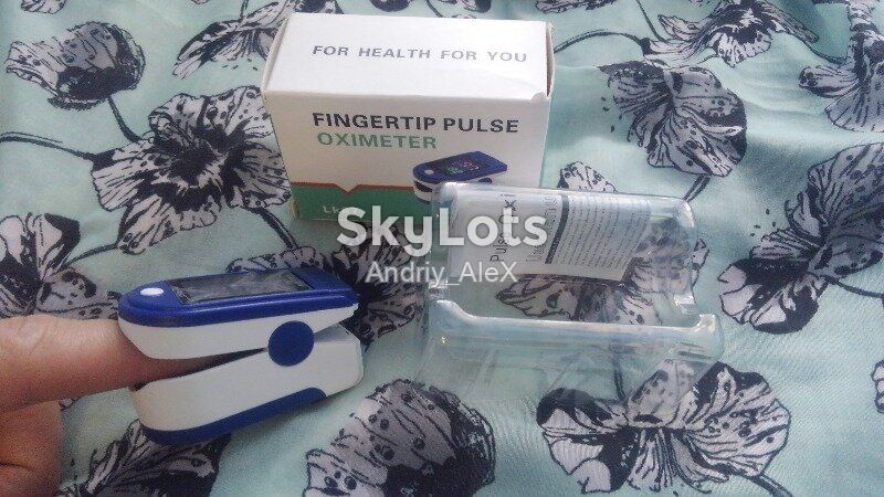 Пульсоксиметр Fingertip Pulse Oximeter  (пульсометр оксиметр) - фото фото фото 3
