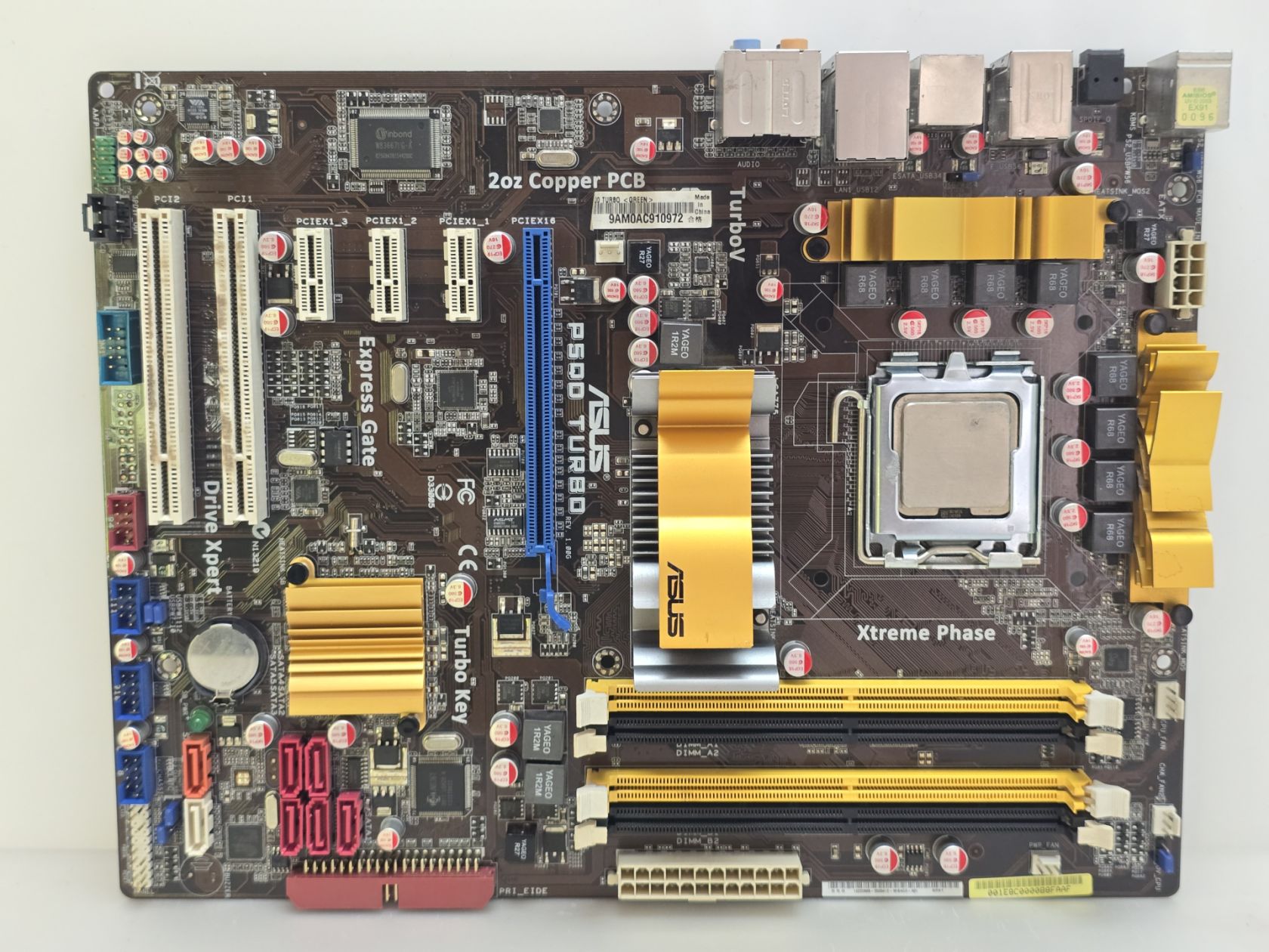 Материнська плата s775 ASUS P5QD  (Socket 775, DDR2/DDR3, P45, б/у) БРАК! НЕРОБОЧІ PCI!! - фото фото фото 0