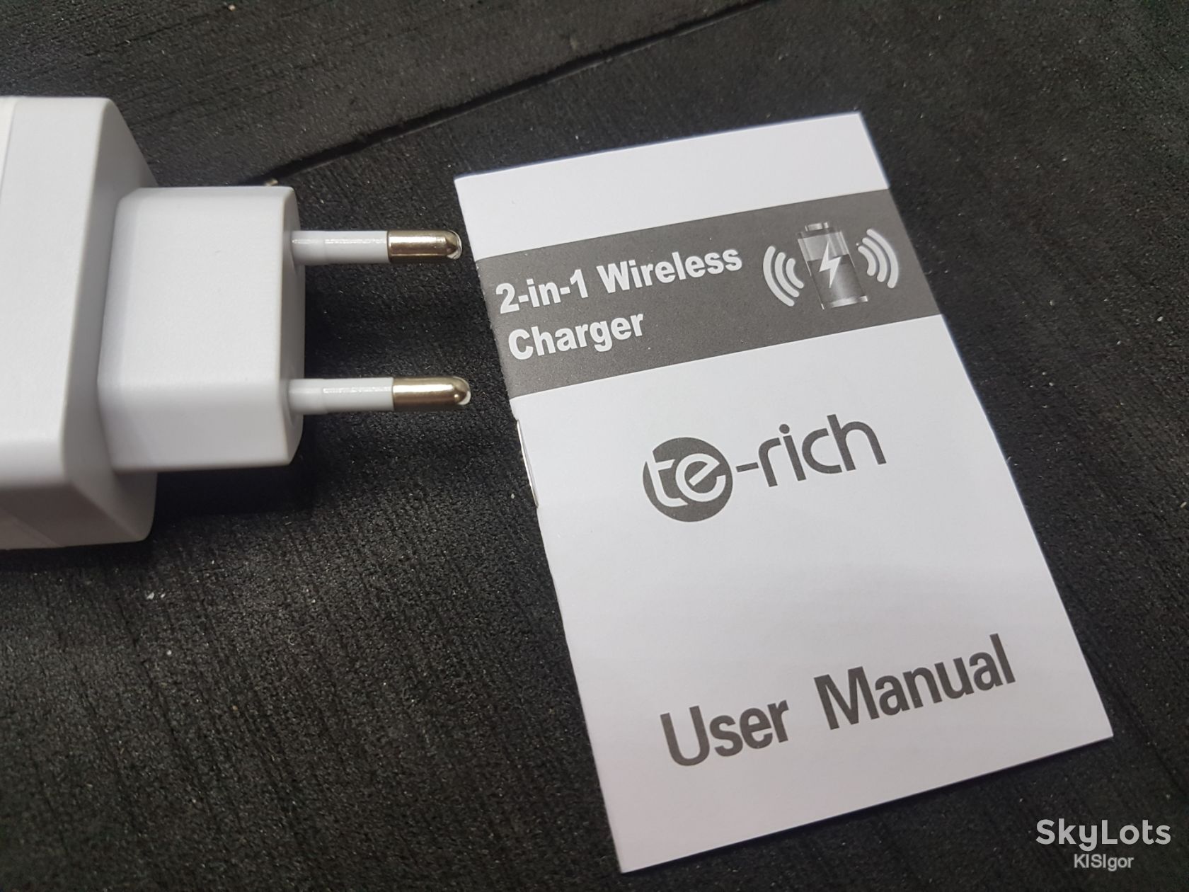 Бездротовий зарядний пристрій Te-rich 2-in-1 Wireless Charger *79703 - фото фото фото 3