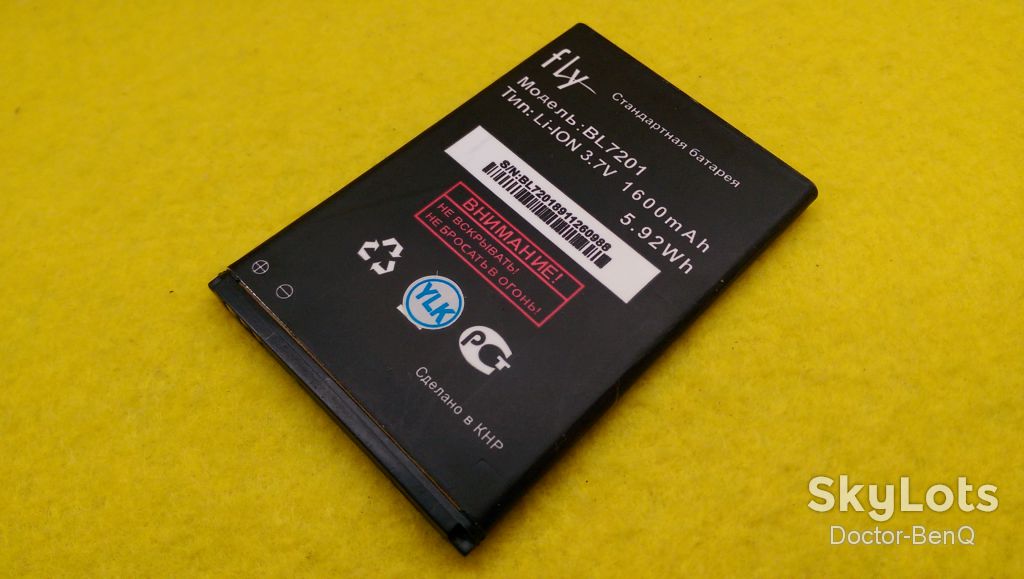 Аккумулятор BL7201 (1600 mAh) для Fly IQ445 - фото фото фото 0