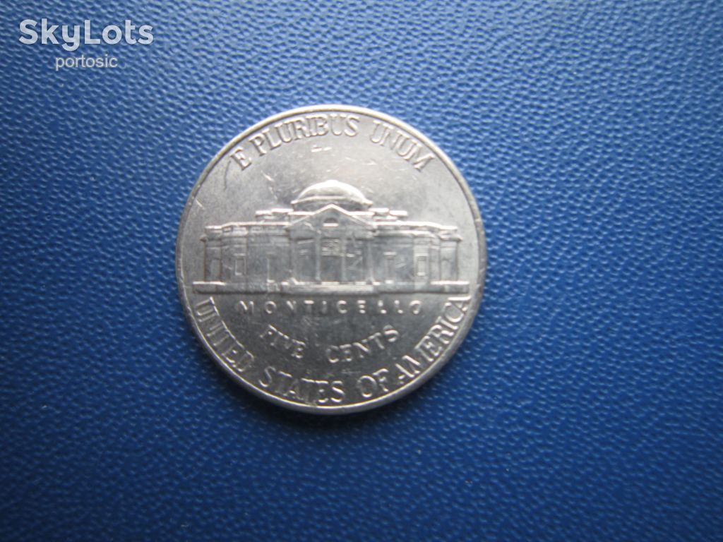 Монета 5 центів США 2003 D - фото фото фото 1