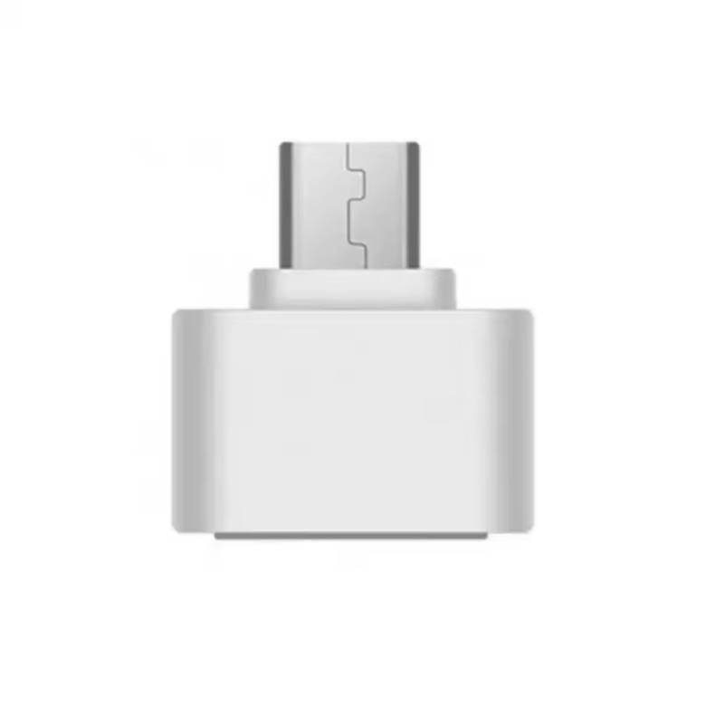 Универсальный адаптер Micro USB  USB для планшетов, ПК, телефонов. Белый - фото фото фото 2