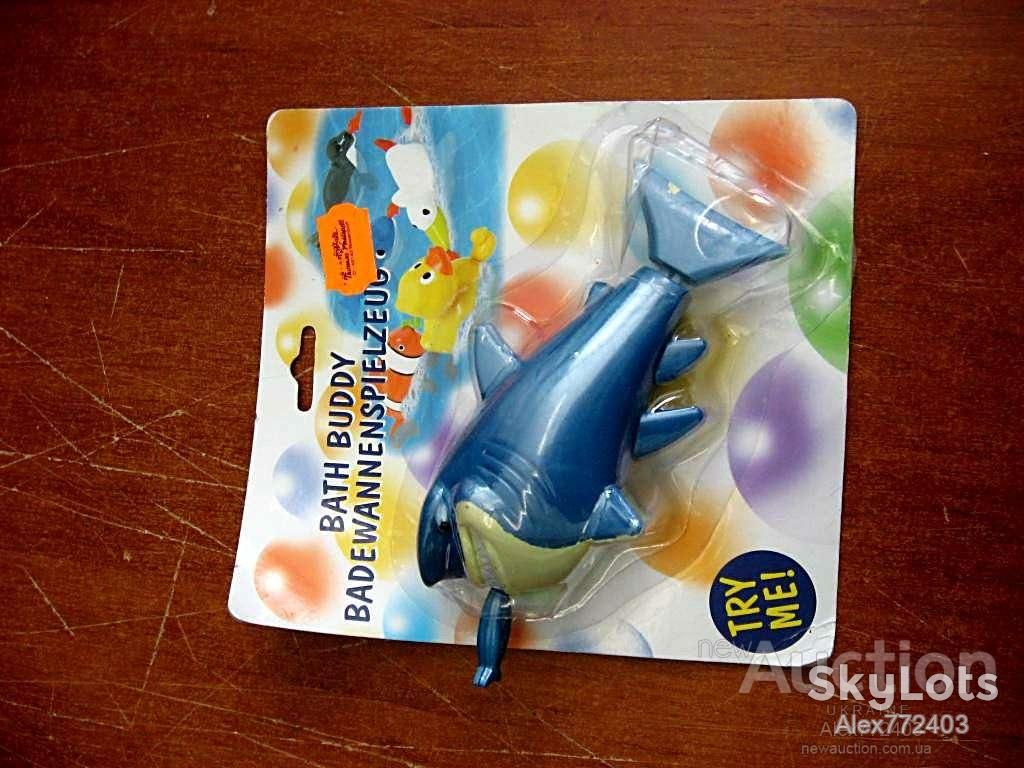 Игрушки для ванной Акула и Рыбка из Германии!  (Новые) - фото фото фото 1