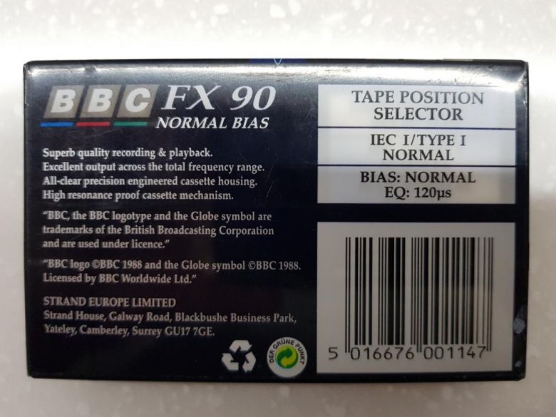 Аудиокассета BBC FX90 - фото фото фото 1