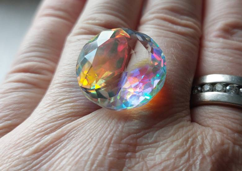 Радужный кварц 27.3 Ct - фото фото фото 4