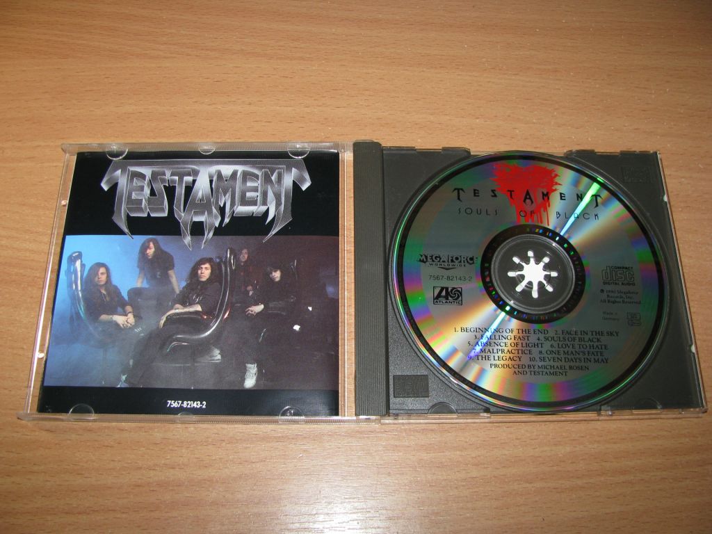 TESTAMENT - Souls Of Black  (1990 Megaforce 1st press) - фото фото фото 1