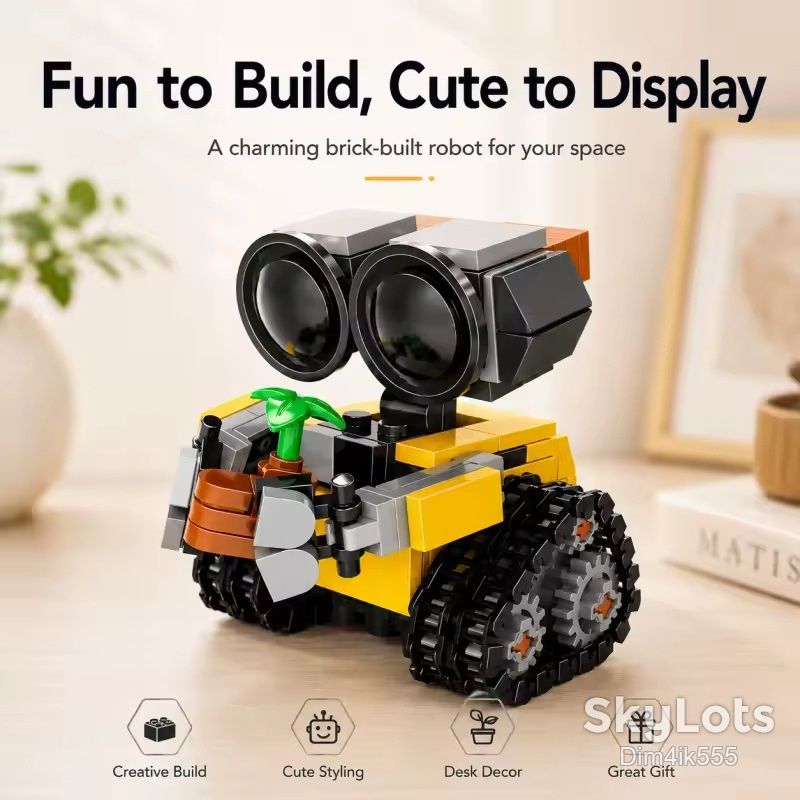 Конструктор робот Валли WALL-E 217 элементов - фото фото фото 3