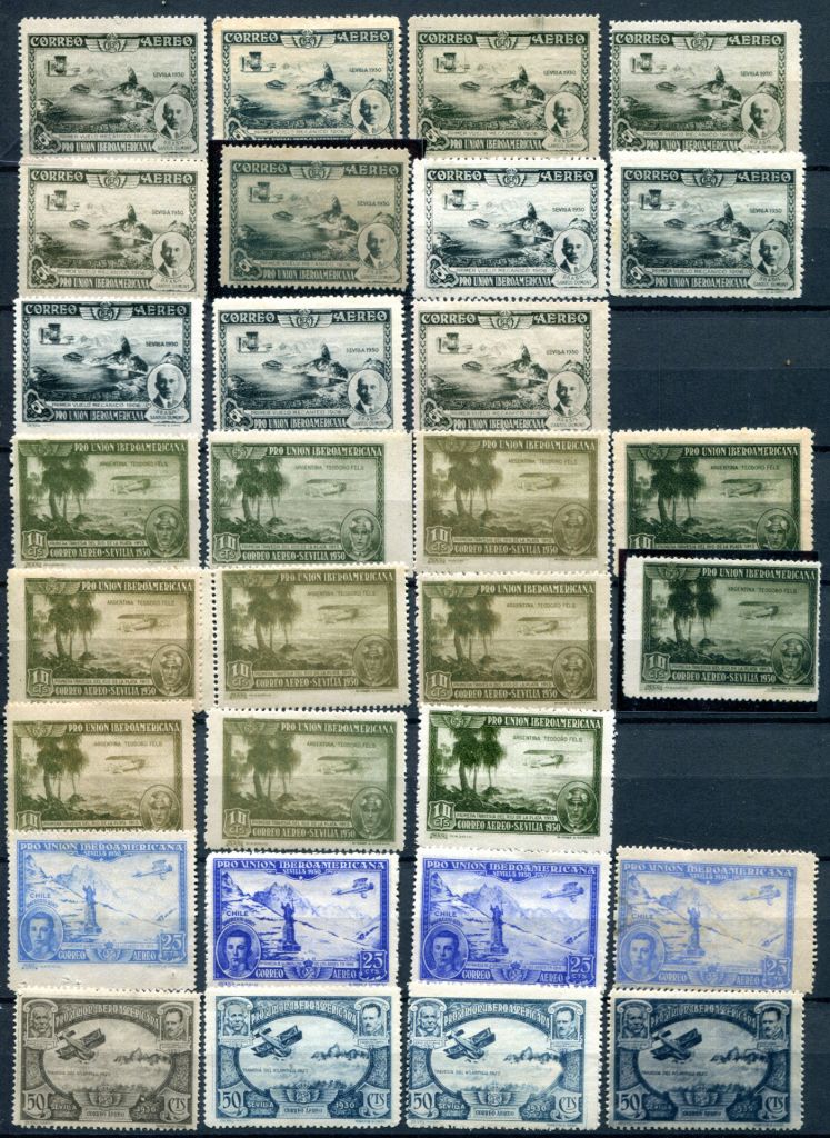 ИСПАНИЯ. 1930. ИСПАНО-АМЕРИКАНСКАЯ ЭКСПОЗИЦИЯ. АВИАЦИЯ, КОРАБЛИ. MNH,MLH,MH. УНИКУМ ПО РАЗНОВИДНОСТЯМ - фото фото фото 0
