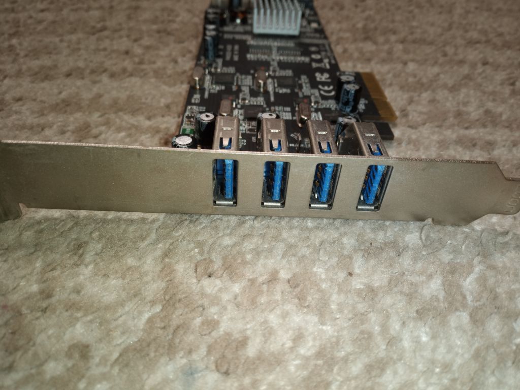 4-портова карта розширення PCI Express USB 3.0 - фото фото фото 1