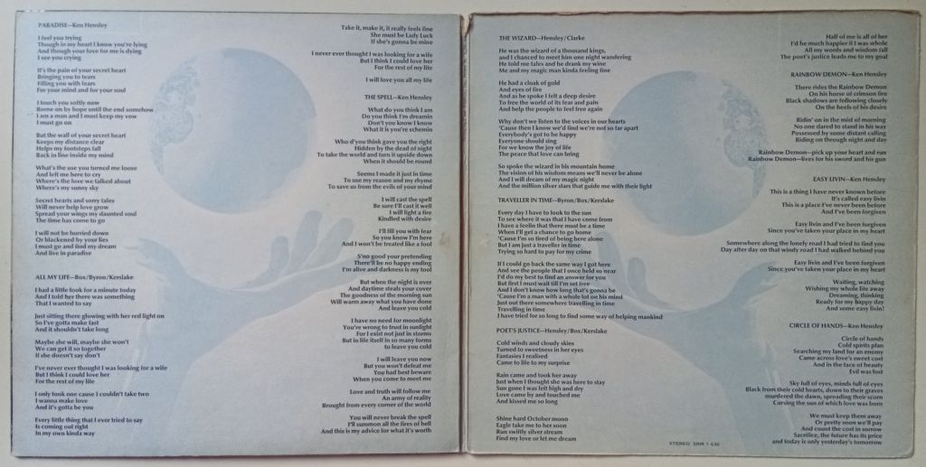 Uriah Heep - Demons and Wizards 1972   (USA)   (EX- EX) - фото фото фото 2