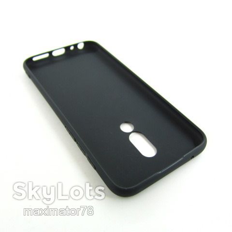 ЧЕХОЛ НАКЛАДКА SMtt Meizu 16 Soft Touch черный - фото фото фото 2