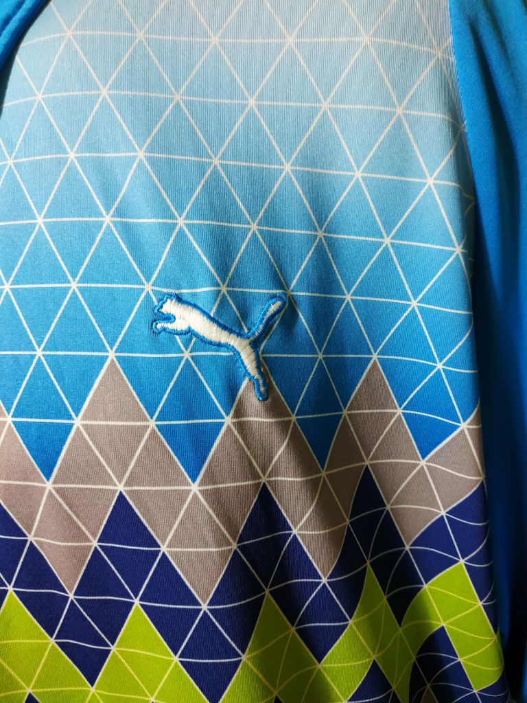 Футболка чоловіча блакитна. Теніска PUMA p-p L - фото фото фото 3