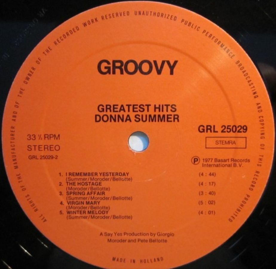 Donna Summer - Greatest Hits - 1975-77.    (LP). 12. Vinyl. Пластинка. Netherlands - фото фото фото 3