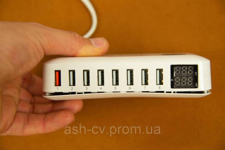 Зарядний пристрій Smart USB Charger i6 (8 USB, не робочий, на ремонт) - фото фото фото 3