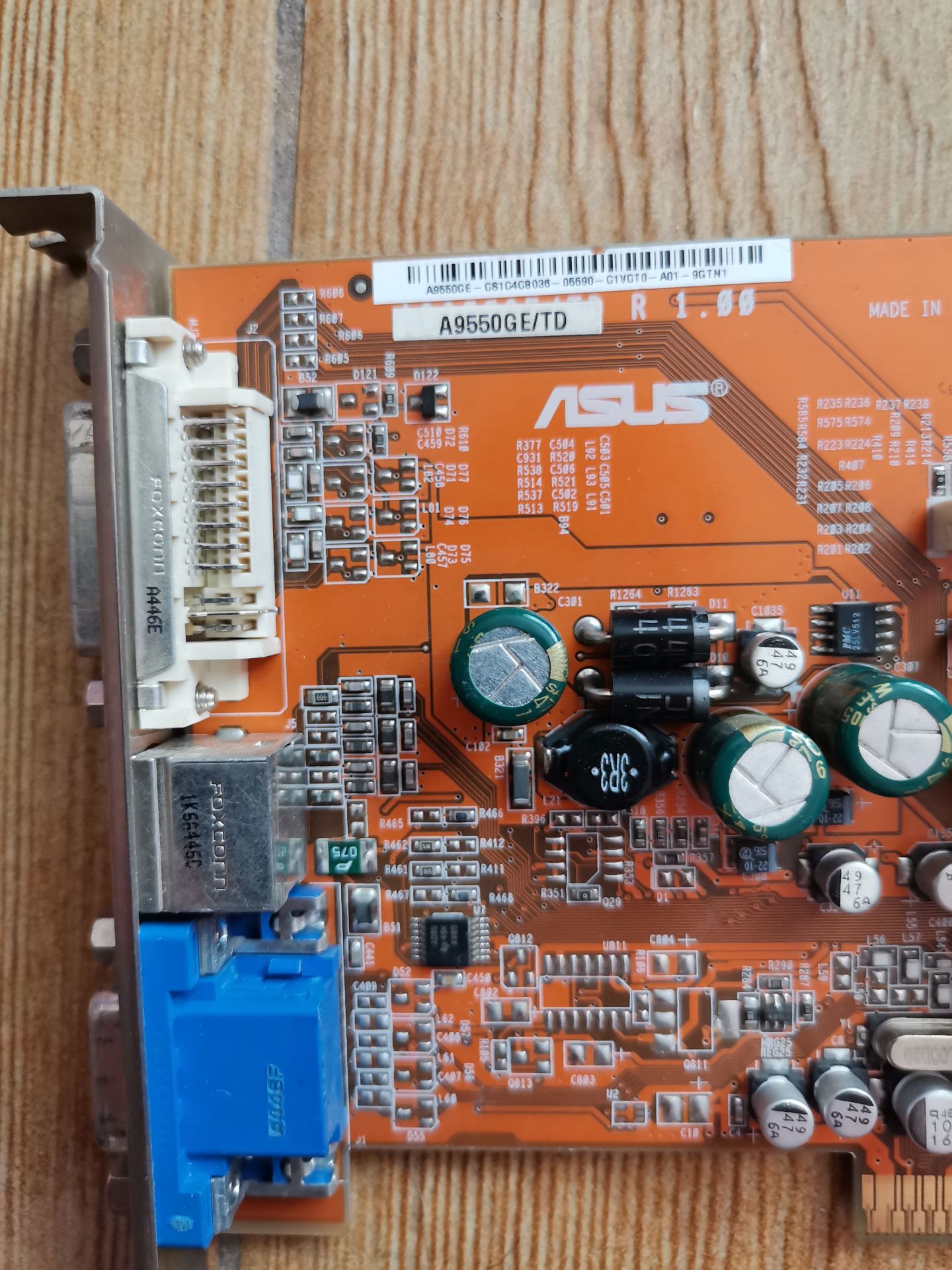 Видеокарта Asus A9550GE/TD/128M/A 128mb AGP 8x - фото фото фото 2