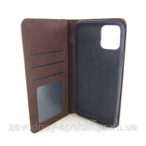 Чехол книжка iPhone 11 Pro Premium Case (коричневый) - фото фото фото 1
