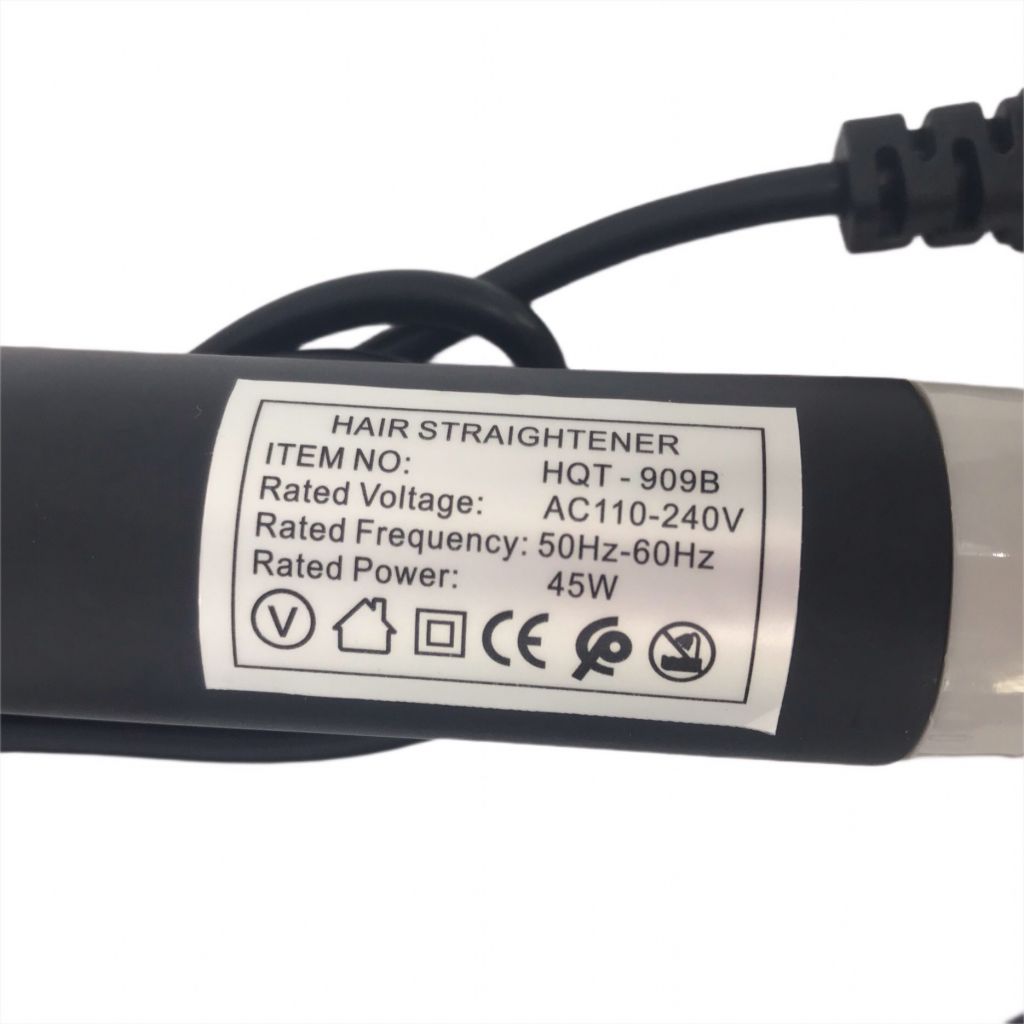 Расческа выпрямитель утюжок плойка для волос турмалин Hair Straightener HQT-909 - фото фото фото 3