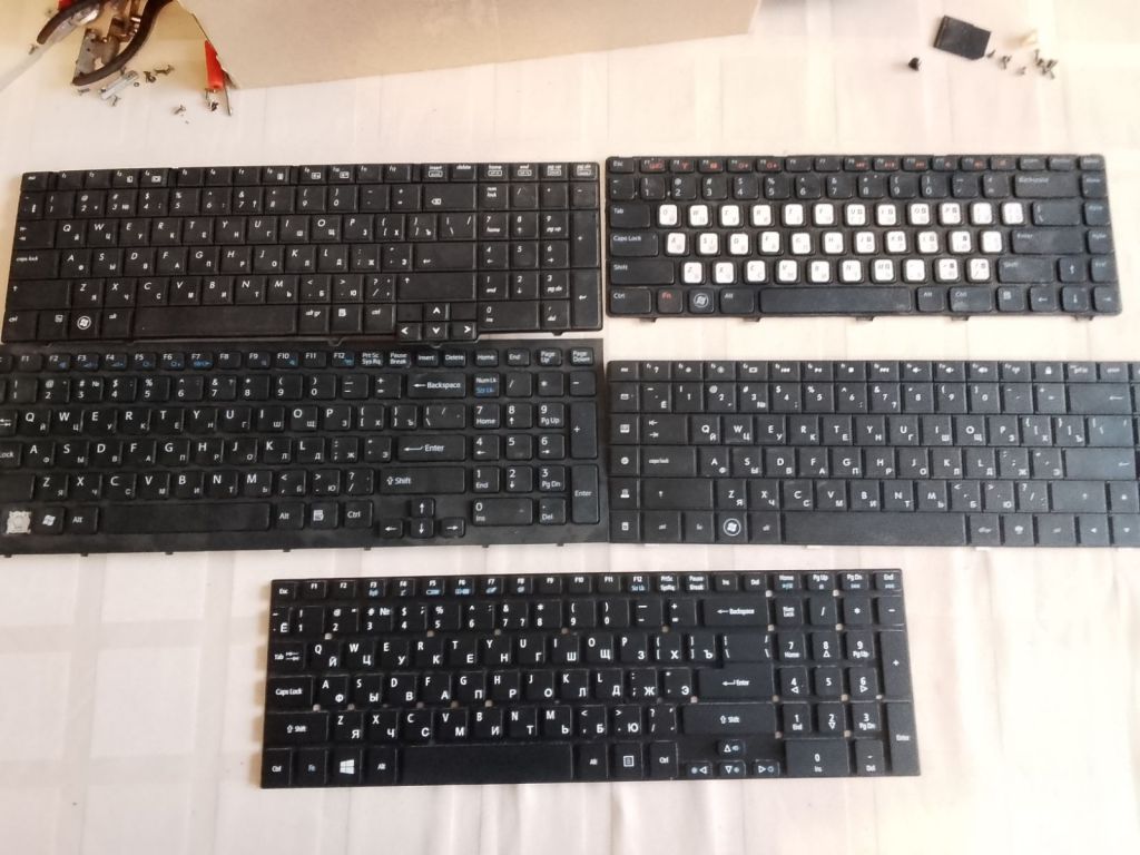 Клавіатура до ноутбука Acer, Asus, HP   (Лот) - фото фото фото 2
