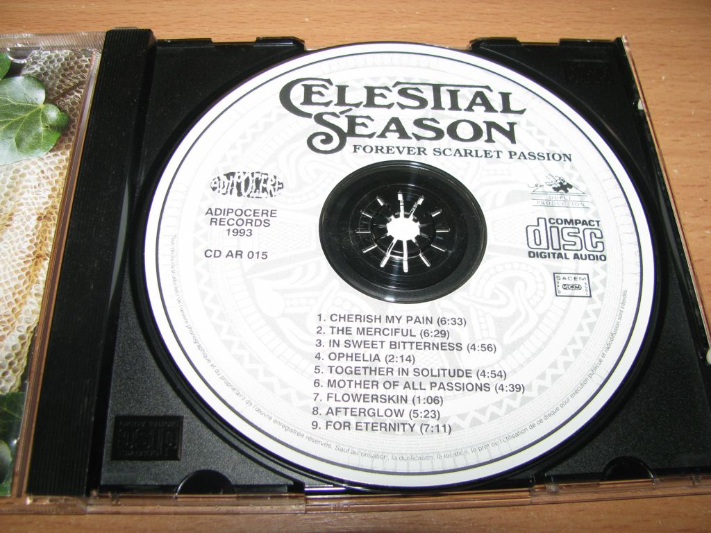 CELESTIAL SEASON ‎– Forever Scarlet Passion   (1993 Adipocere France) - фото фото фото 2