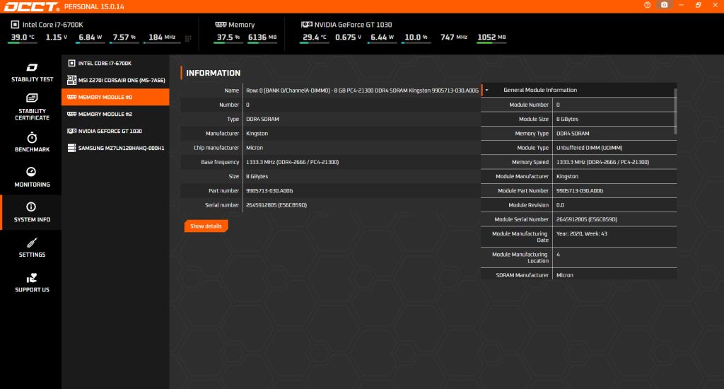 Kingston 8Gb та Samsung 8Gb DDR4 2666 MHz - фото фото фото 11