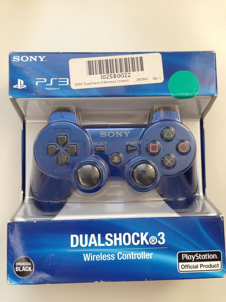 Sony PlayStation 3 DualShock Blue-Original - фото фото фото 0