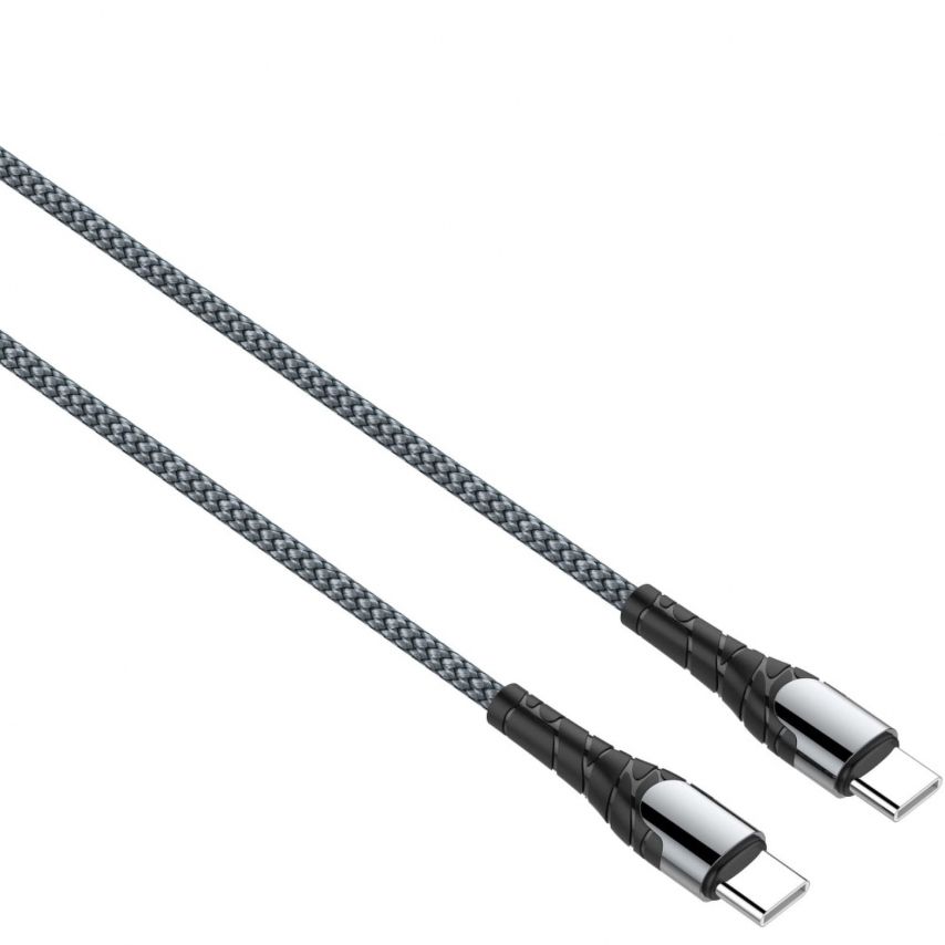 Дата кабель LDNIO LC101 USB-C to USB-C 65W 1m Grey - фото фото фото 0