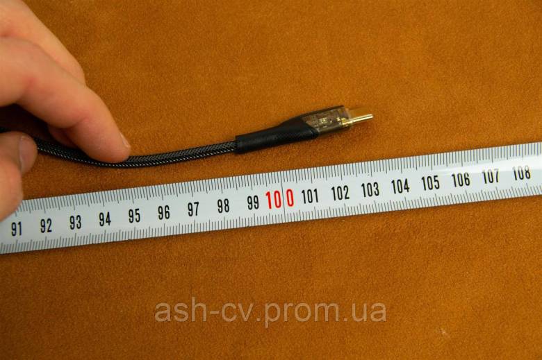 Високоякісний кабель Essager 100W USB-C PD Fast Charging Charger (Black 1m) - фото фото фото 9
