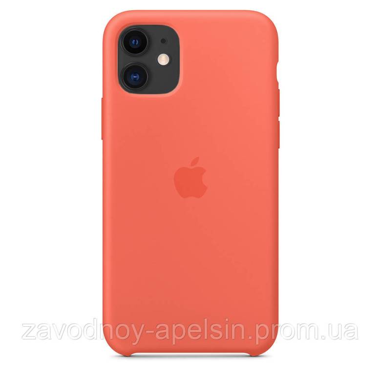 IPhone 11 чехол Silicone Case MZAW2FE/A (Clementine) - фото фото фото 0