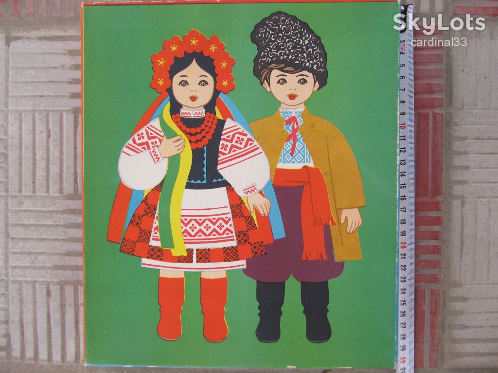Одень куклу. Игра-занятие 1982 г. - фото фото фото 0