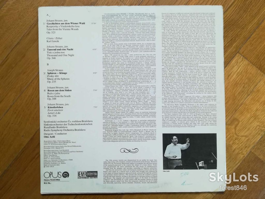 Strauss family waltzes Vol.2  (2)-Ex.+, Чехословакия - фото фото фото 1