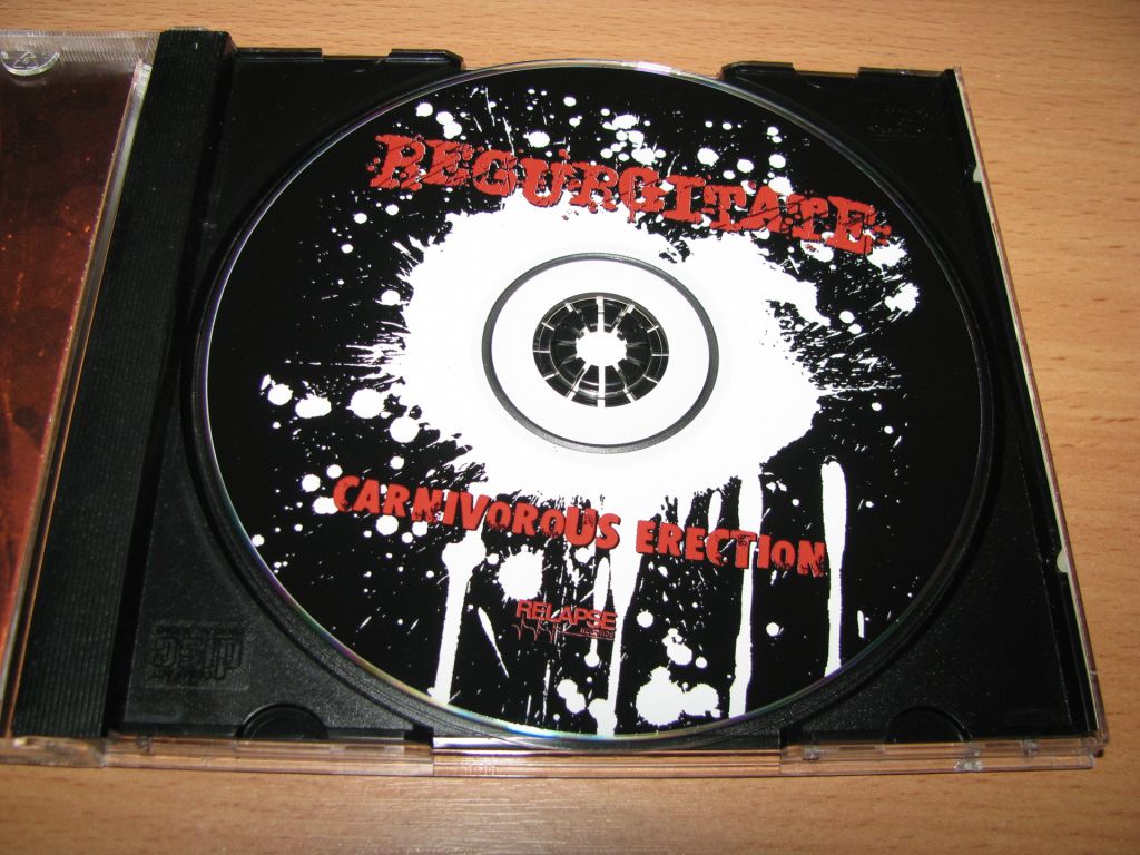 REGURGITATE - Carnivorous Erection  (2000 Relapse 1st press,USA) - фото фото фото 2