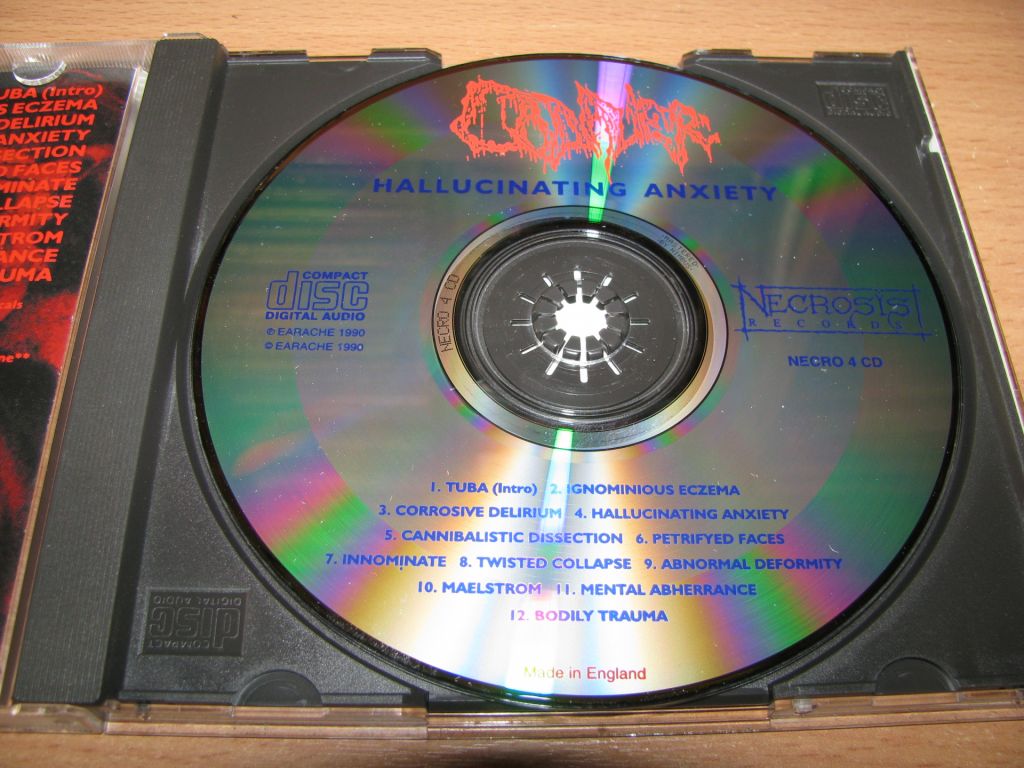 CADAVER - Hallucinating Anxiety  (1990 Necrosis Records) - фото фото фото 2