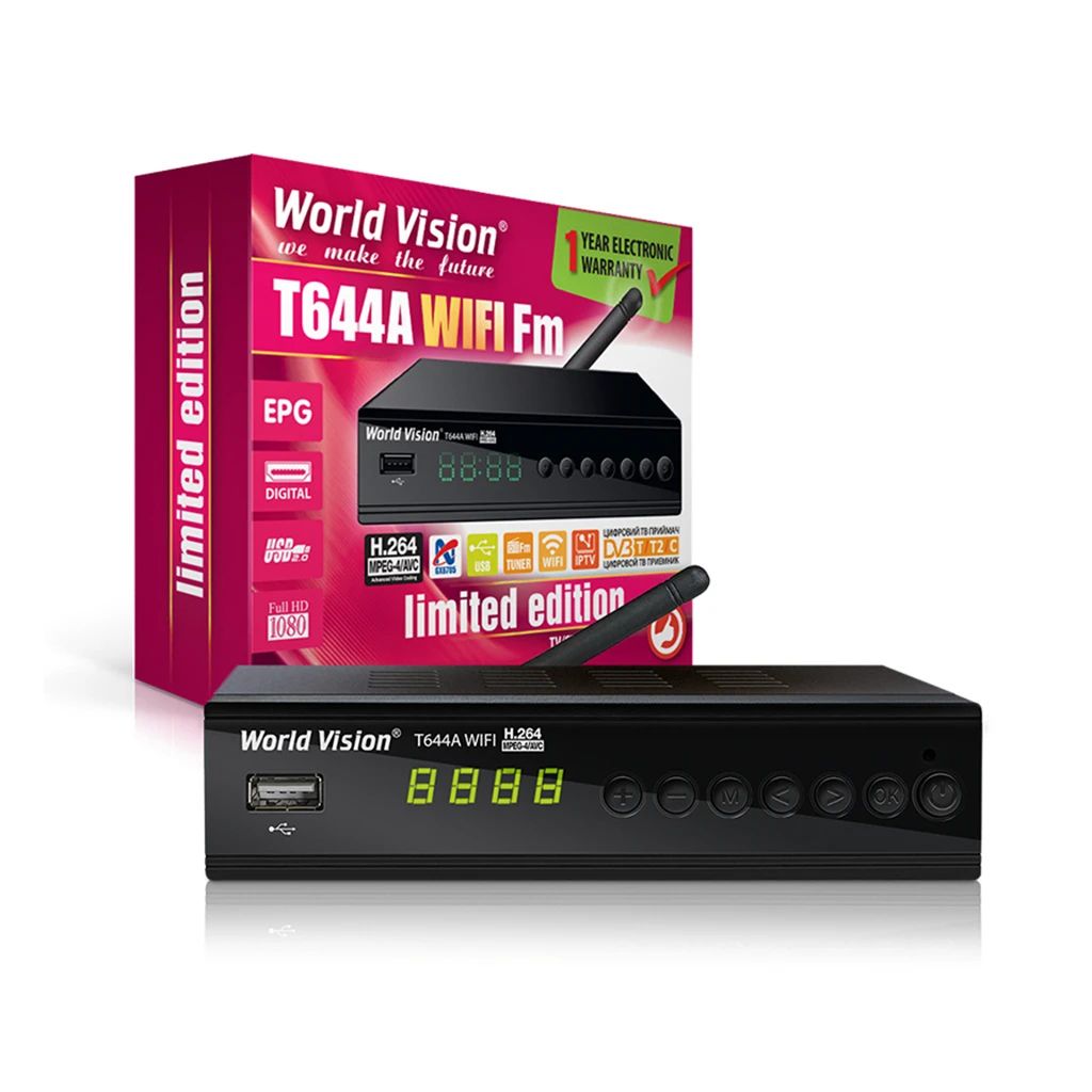 Т2 тюнер World Vision T644A Wi-Fi Fm - фото фото фото 2
