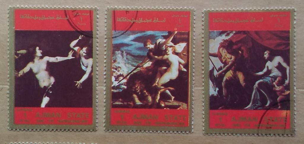 Аджман 1973 г - Живопись НЮ. Искусство - фото фото фото 1