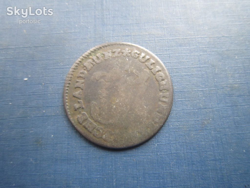 Монета 1/2 штюбера Юліх-Берг Німеччина 1794 PR рідкісна - фото фото фото 1