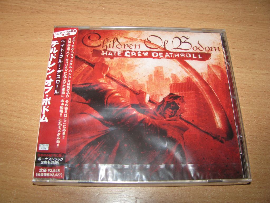 CHILDREN OF BODOM - Hate Crew Deathroll  (2003 Spinefarm 1st press,Japan) - фото фото фото 0