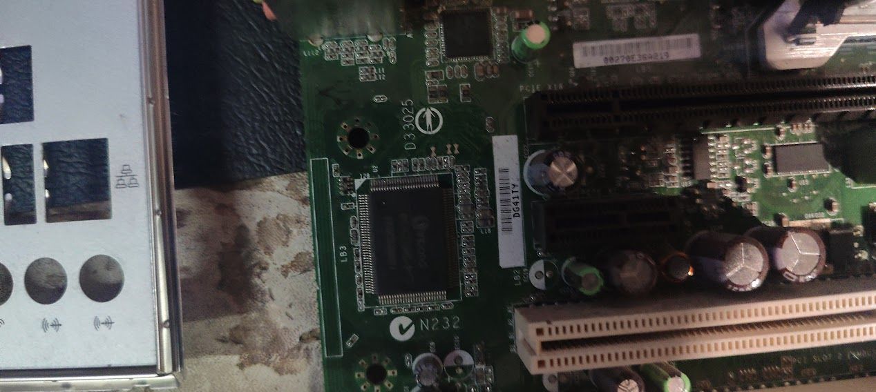 Мат. плата Intel DG41TY LGA775 G41 PCI-E+SVGA DVI+GbLAN SATA MicroATX 2DDR2 № 242905103 - фото фото фото 1