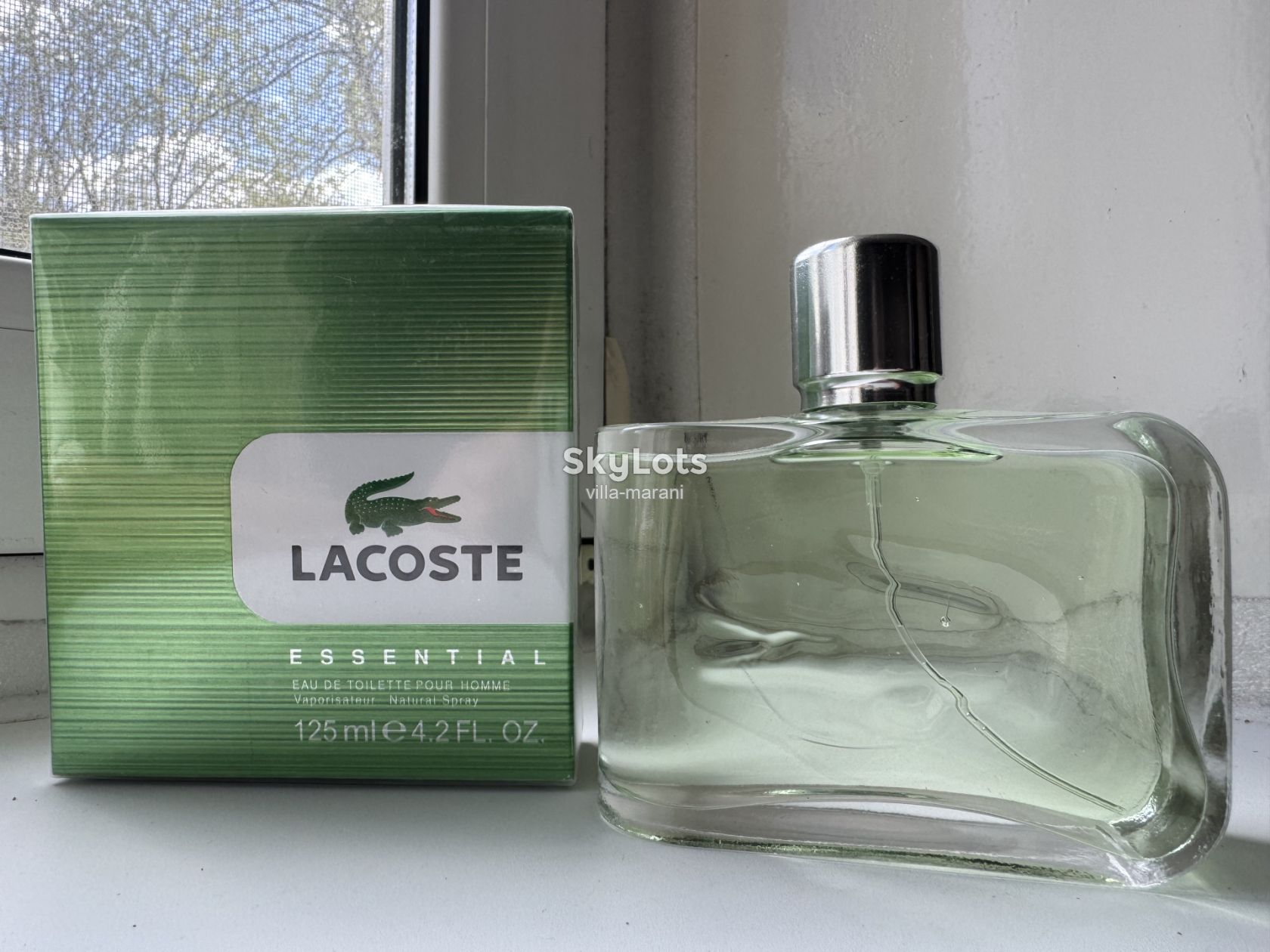 ХИТ! Модный классный парфюм Lacoste Essential For Мen БОЛЬШОЙ ОБЪЕМ-125ml НОВЫЙ - фото фото фото 0